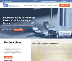 Gary Manufacturing - Website design for custom manufacturers