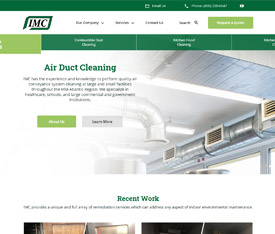 IMC Inc. - Website design for manufacturing service companies