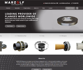 The Marzolf Company - Website design for custom manufacturers