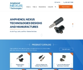 Amphenol NEXUS Technologies - Website design for OEMS